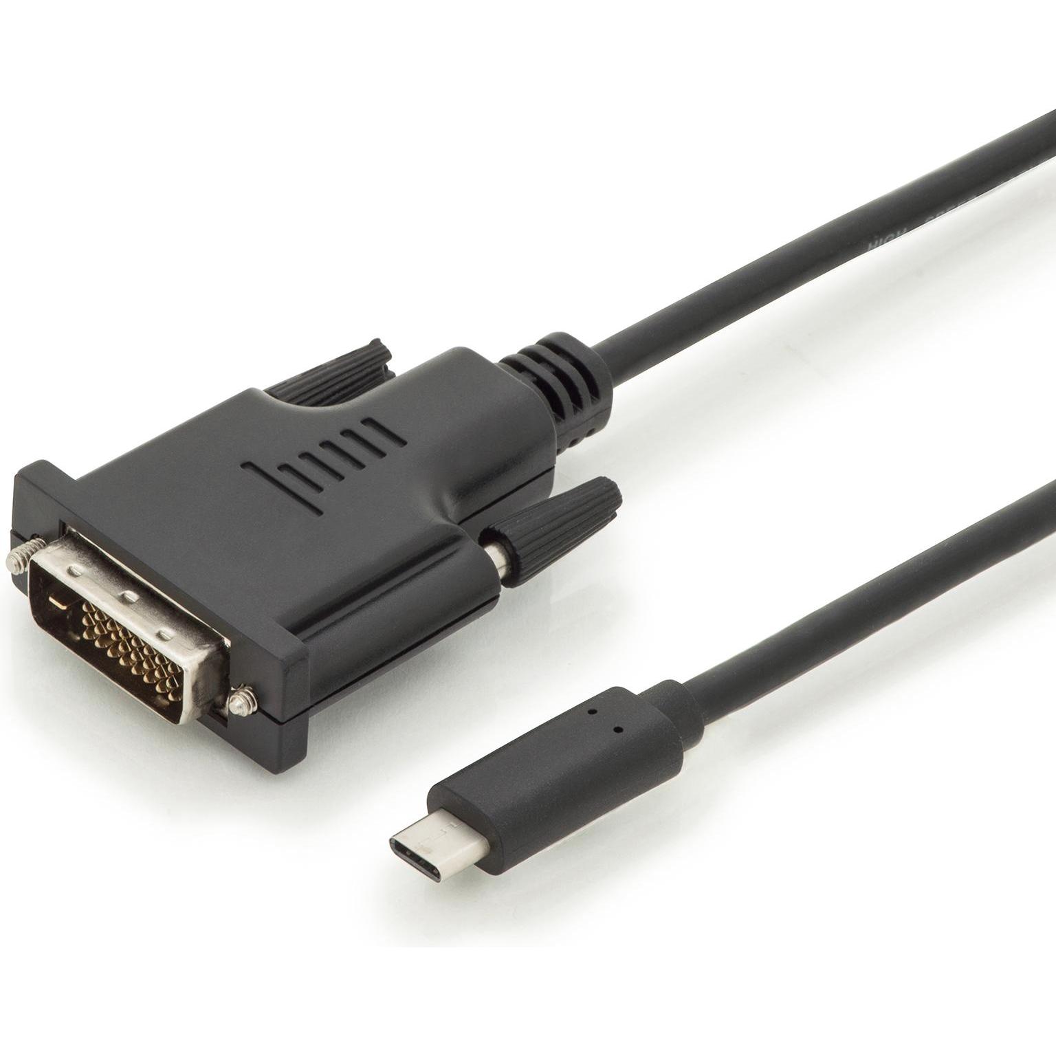 Thumbnail - Digitus USB C – Dvi (2 m, DVI), Video Kabel