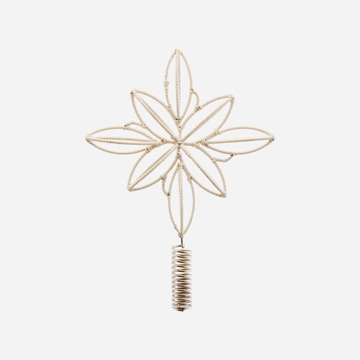 Produktbild House Doctor Weihnachtsbaumstern, Soft, Beige (1 x)