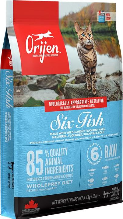 Produktbild Orijen Six Fish (Adult, 1 Stk., 5400 g)