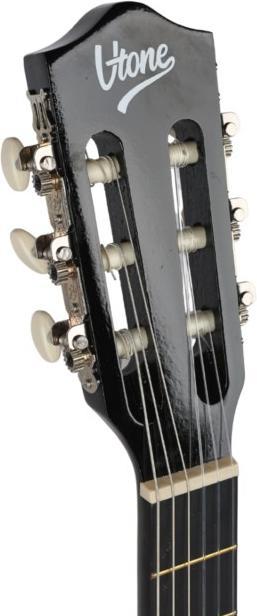 Actual product image No Name V-TONE CG ONE BK 4/4 Classical Guitar Black (Classical guitar, Back material: Lime wood, Saddle: ABS, Fingerboard: plastic, Side material: lime wood, Tip material: lime wood)