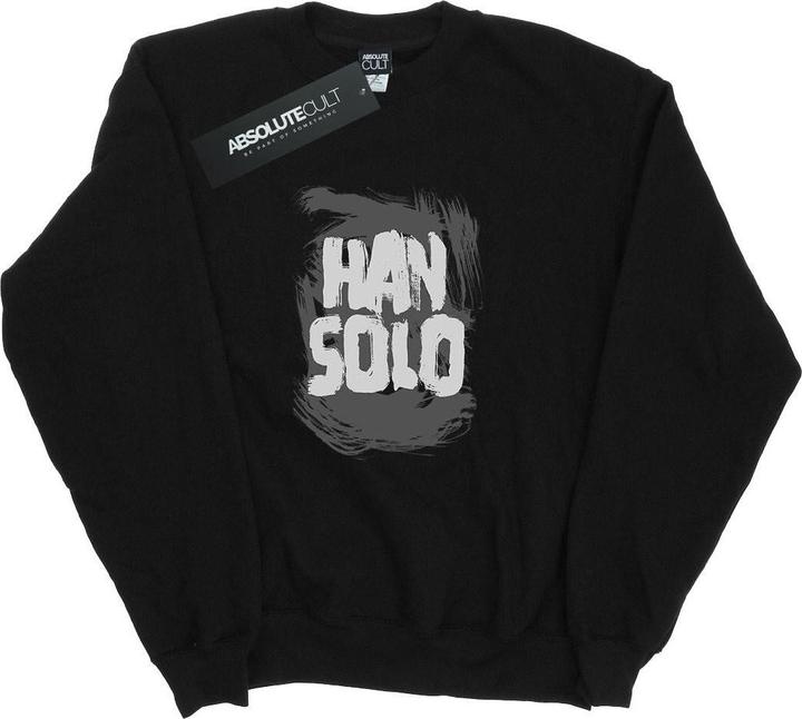 Actual product image Star Wars Mens Han Solo Text Sweatshirt (XL)