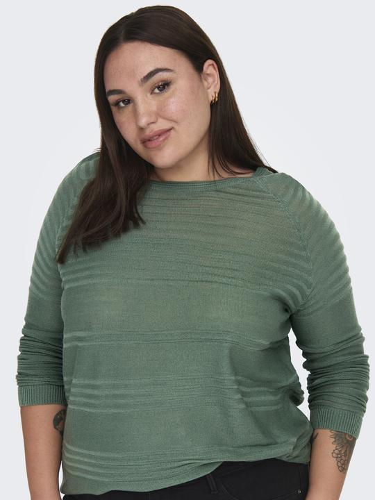 Actual product image Only Curvy patterned knit jumper (54, XL)