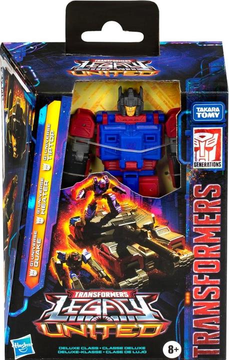 Produktbild Hasbro Transformers Generations Legacy United Deluxe Class Actionfigur G1 Universe Quake 14 cm