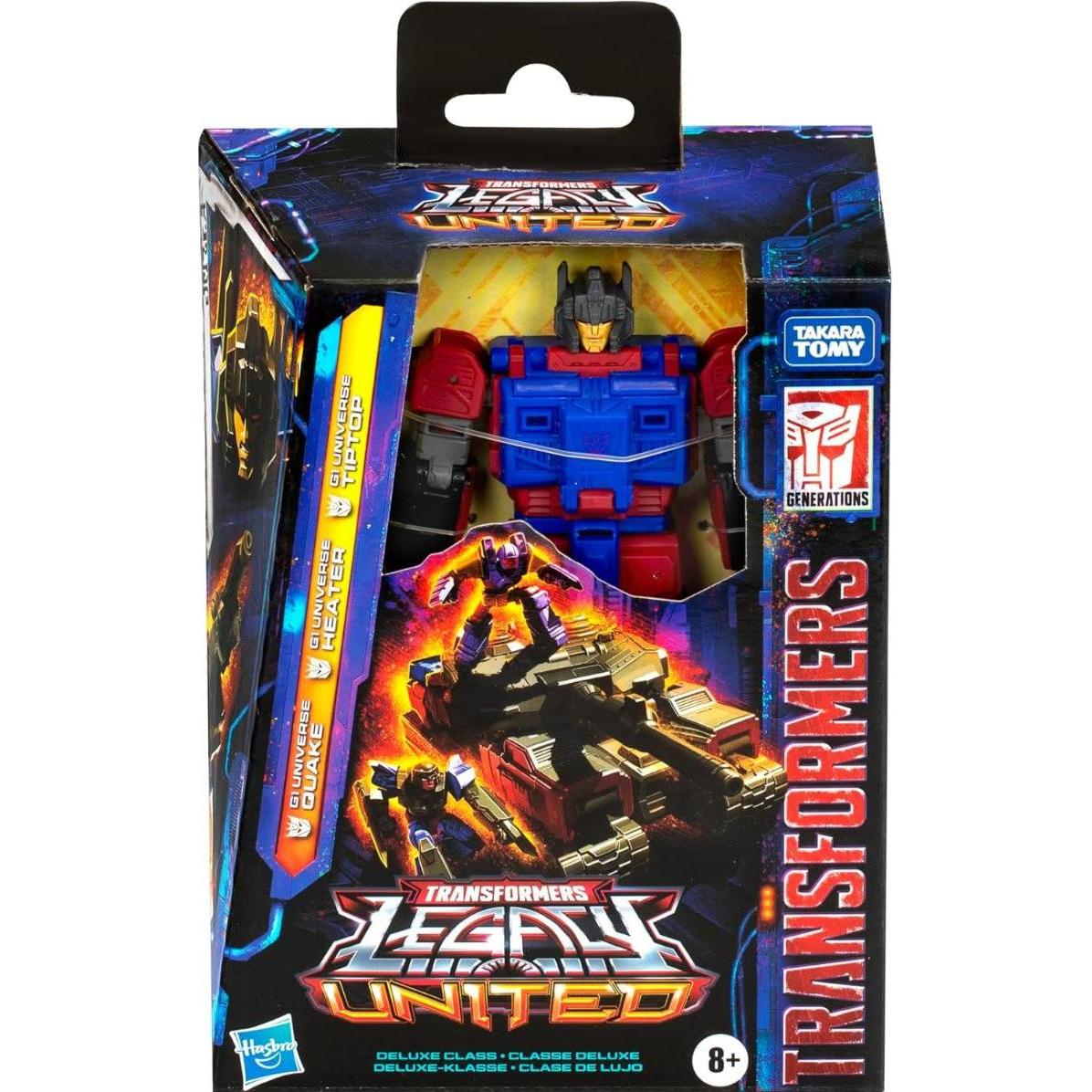 Thumbnail - Hasbro Transformers Generations Legacy United Deluxe Class Actionfigur G1 Universe Quake 14 cm