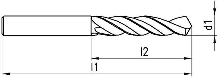 Actual product image Titex Twist drill (4.4 mm)