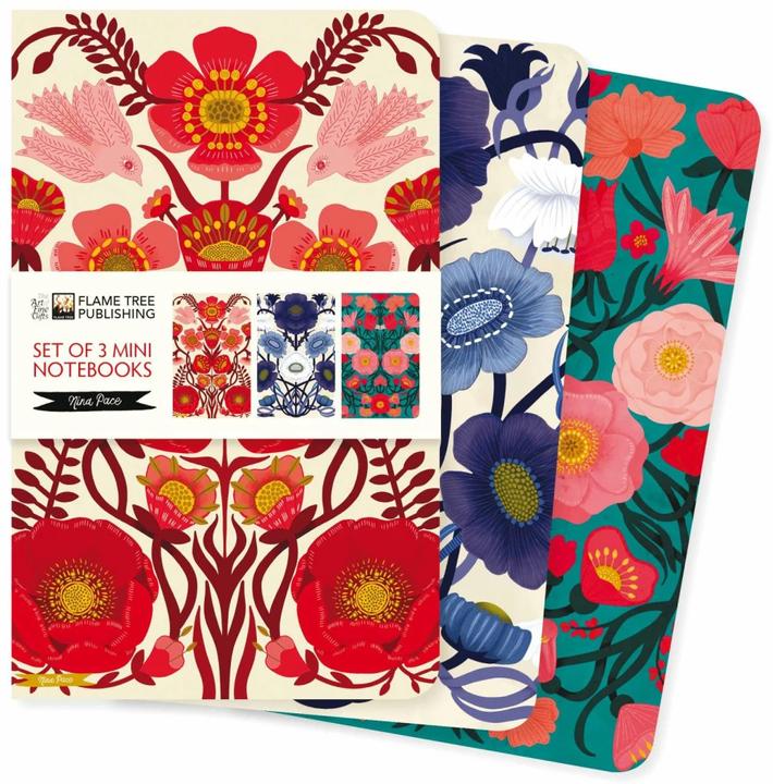 Produktbild Nina Pace Set of 3 Mini Notebooks (Blanko, Harter Einband)