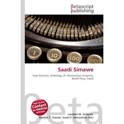 Saadi Simawe, Fachbücher von Susan F. Marseken, Lambert M. Surhone, Miriam T. Timpledon