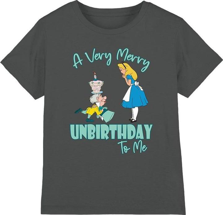 Produktbild Alice In Wonderland Very Merry Unbirthday To Me TShirt (152, 158)