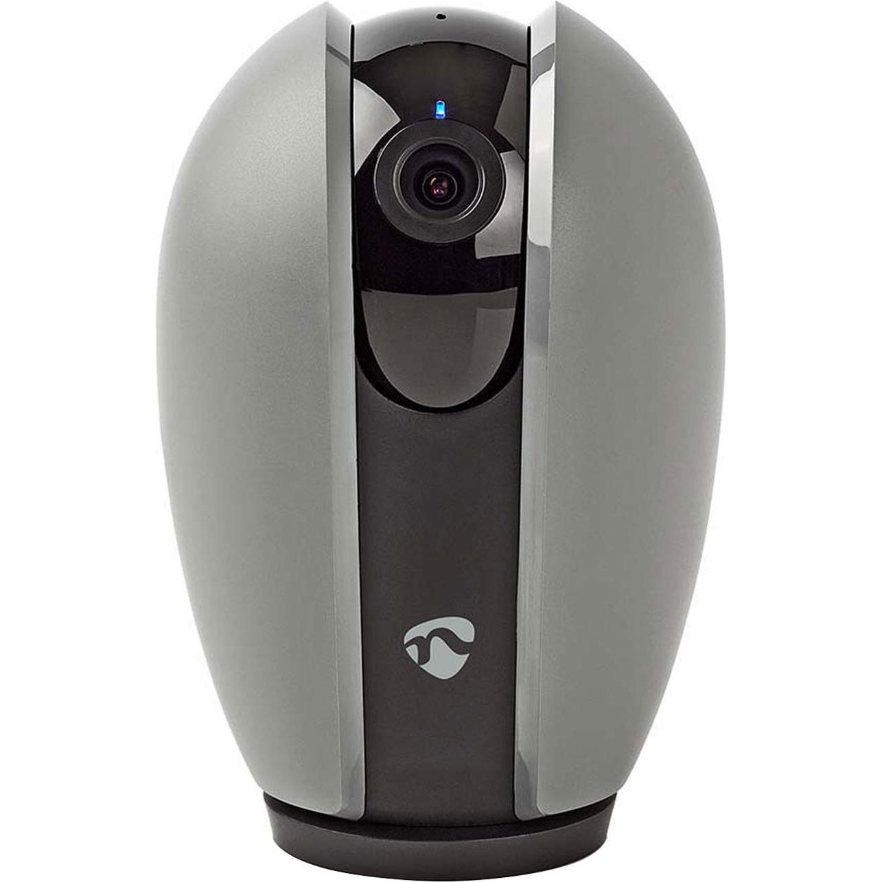 Nedis WIFICI21CGY SmartLife Vnitřní Kamera Wi-Fi Full HD 1080p Náklon (1920 x 1080 Pixels), Netzwerkkamera, Grau, Weiss