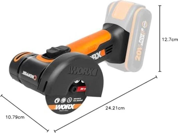 Image du produit Worx Mini meuleuse d'angle 20V WX801.9
