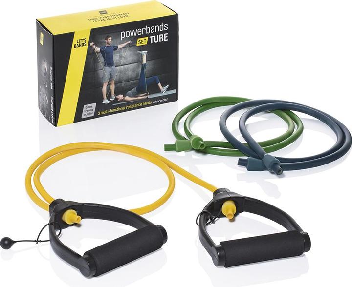 Let's Bands Tube set (1.20 m, Easy, Medium, Strong)