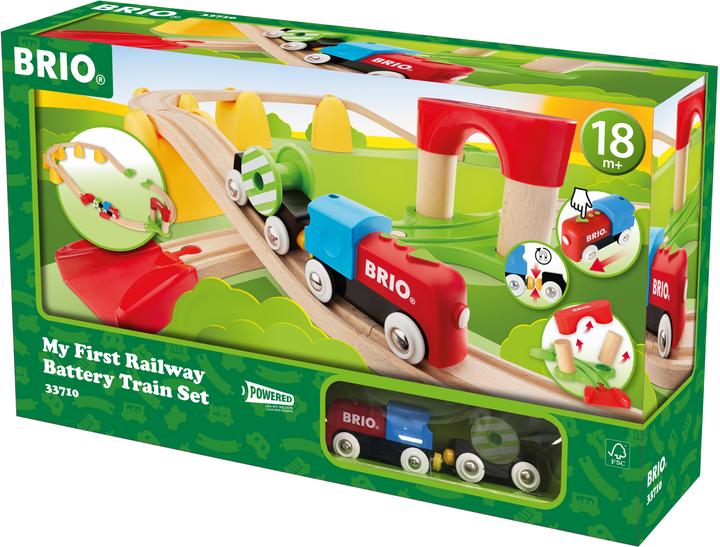 Actual product image Brio My first train set with battery locomotive