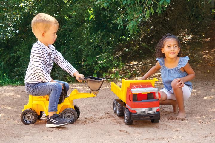 Actual product image Lena GIGA TRUCKS ride-on shovel loader