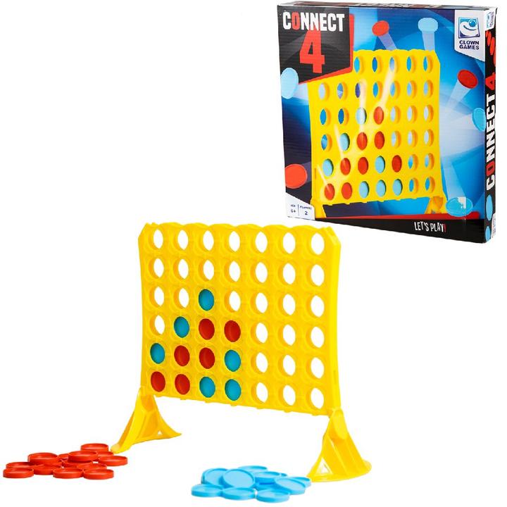 Actual product image Clown games Connect4 (Dutch, English, French, German, Italian, Spanish, 2 Players)