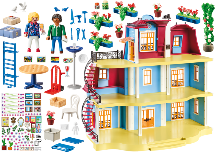 Produktbild Playmobil Mein Grosses Puppenhaus (70205, Playmobil Dollhouse)