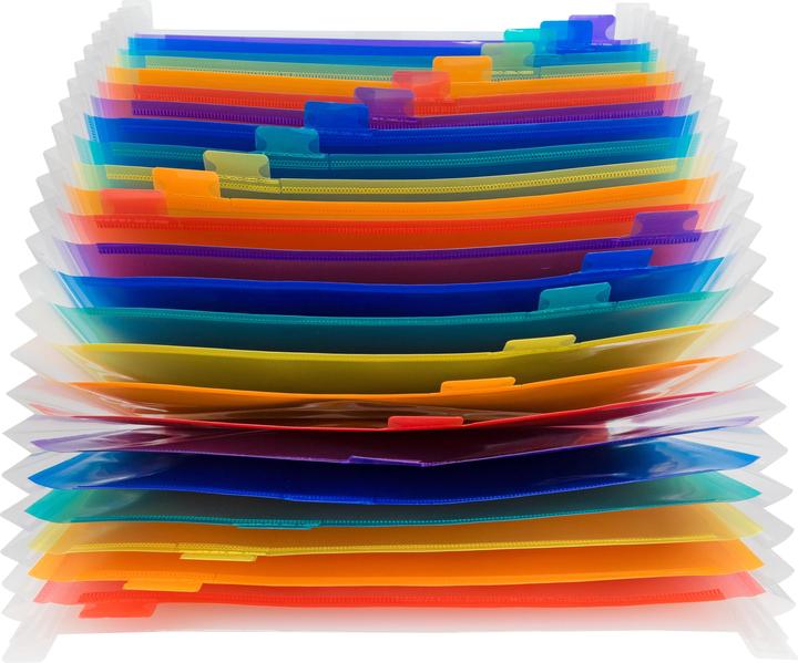 Image du produit Idena Porte-documents A4 24 compartiments transparent (A4)