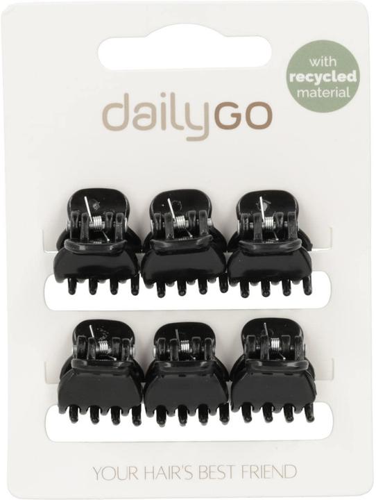 DailyGo Haarklemmen 6 Stück, Schwarz (6 pz.)