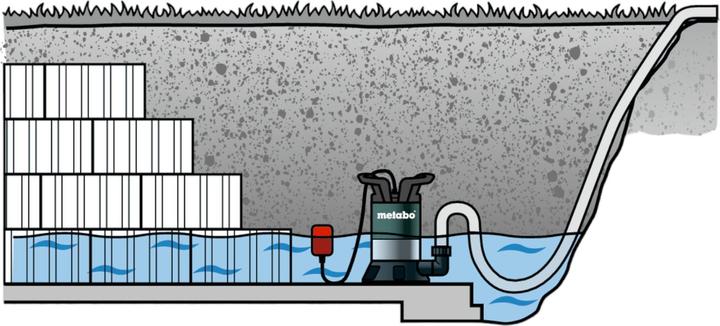 Produktbild Metabo Schacht-Tauchpumpe 0251200009 (Bohrmaschinenpumpe)
