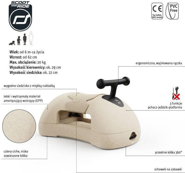 Actual product image Scoot and Ride MyFirst Sand