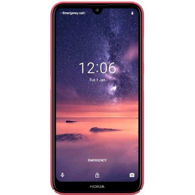 Thumbnail - Nillkin Super Frosted Shield Series (Nokia 3.2), Smartphone Hülle, Rot
