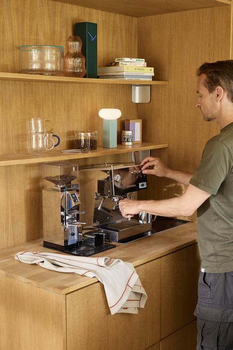 Produktbild Hübsch Low Tragbare Lampe Blau