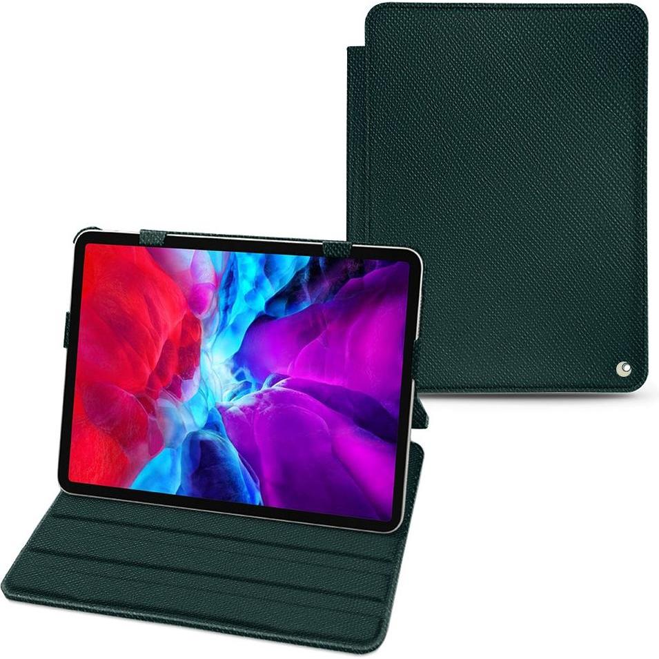 Noreve Lederschutzhülle horizontal (iPad Pro 11 2020 (2. Gen)), Tablet Hülle, Grün