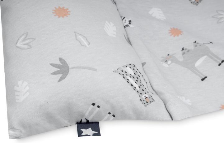 Actual product image Julius Zöllner Jersey cover Loop Comfy for changing mat Softy, savannah grey (85 x 75 cm)