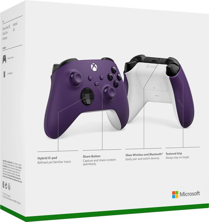 Produktbild Microsoft Xbox Wireless Controller - Astral Purple (Xbox Series S, Xbox Series X, PC, Xbox One S, Xbox One X)
