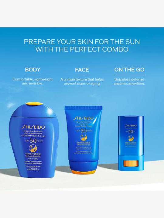 Produktbild Shiseido Expert Sun Protector Face and Body Lotion (Sonnencreme Gesicht, SPF 30, 150 ml, 150 g)