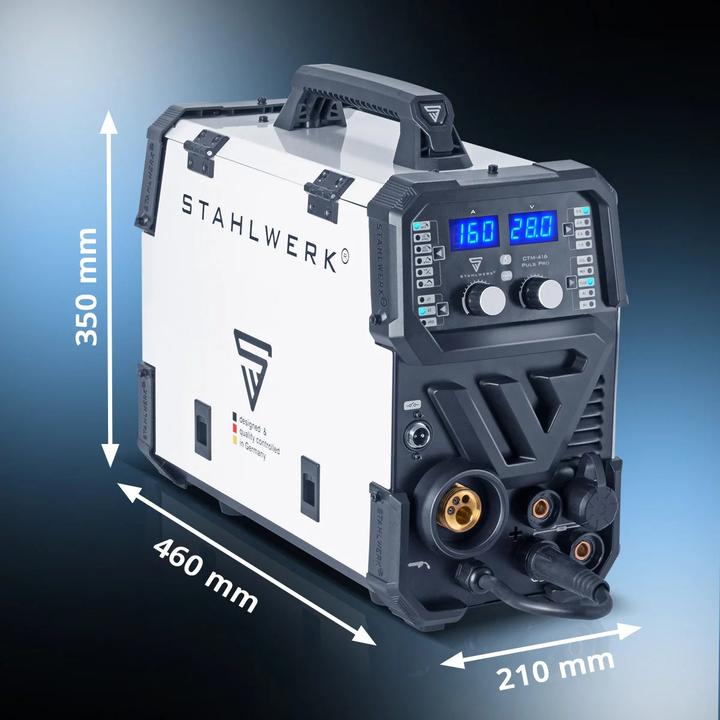 Produktbild Stahlwerk Kombi Schweissgerät CTM-416 PULS Pro Vollausstattung 6 in 1 160 A