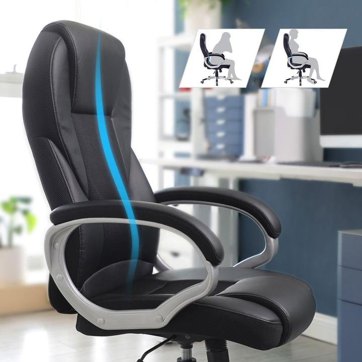 Actual product image Songmics Office chair, 73x70x112-122cm