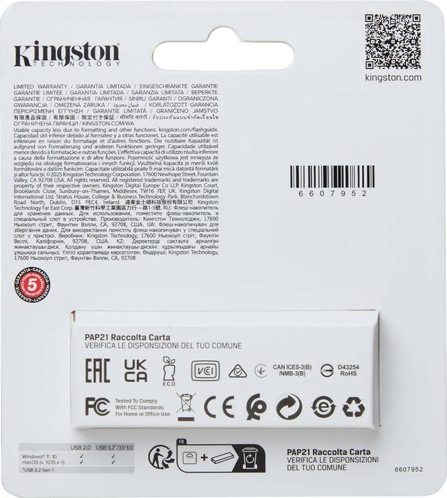 Image du produit Kingston DataTraveler Exodia S (64 Go, USB-A)