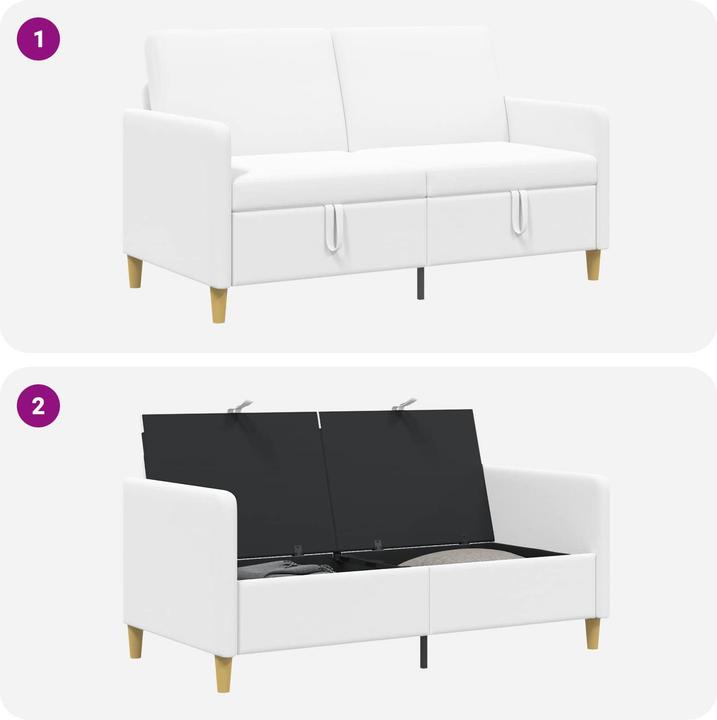 Actual product image vidaXL Modernes Sofa (2 person sofa)