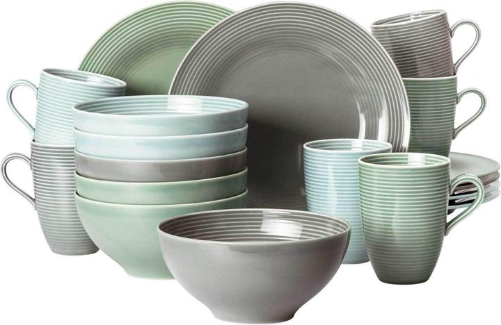 Seltmann Beat Color Glaze Frühstücks-Set (18 Stück)