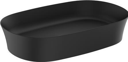 Produktbild Ideal Standard IDS Aufsatzschale IPALYSS o ÜL o HL 600x380x120mm schwarz matt (600 mm)