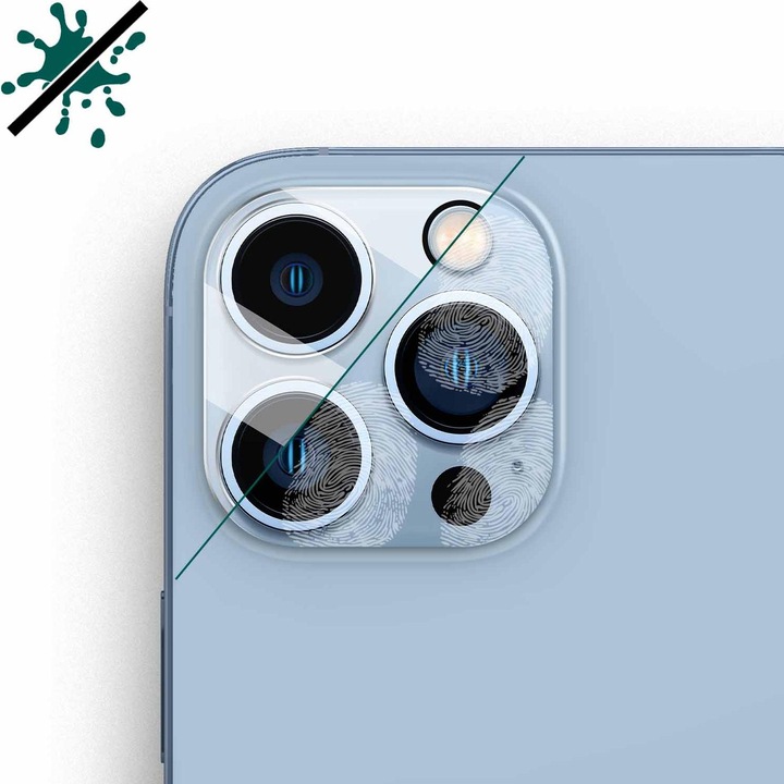 Actual product image Bigben Connected Rear camera film, camera glass, 9H+ hardness (1 Piece, Apple iPhone 13 Pro Max)