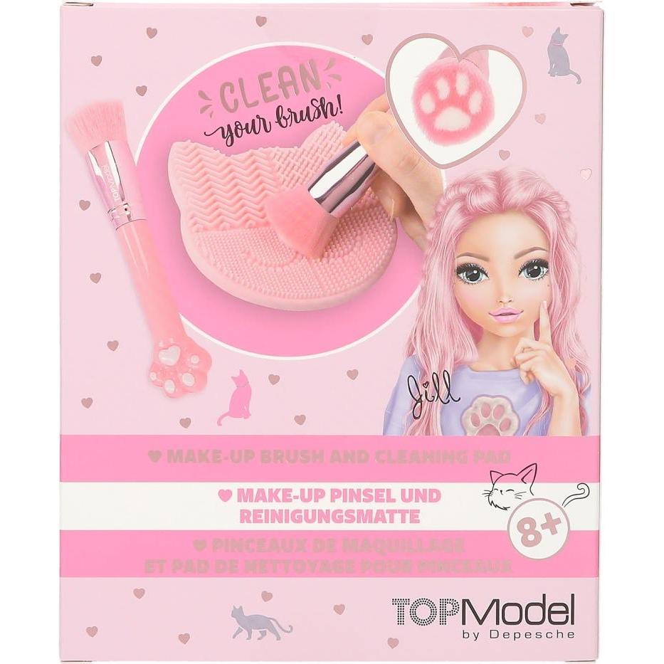 Thumbnail - Magni, Schminkpinsel, Depesche TOPModel Pflege Set BEAUTY and ME Make-Up Pinsel und Reinigungsmatte 2,6x13,1x16,6cm (Set...