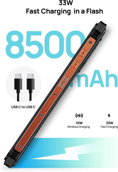 Produktbild Doogee V10 5G (128 GB, Golden Orange, 6.39", Dual SIM, 5G)