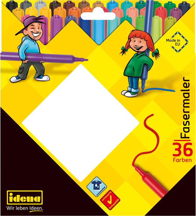 Actual product image Idena Fibre-tip pens 36 pieces Line width: 2 mm (36x)