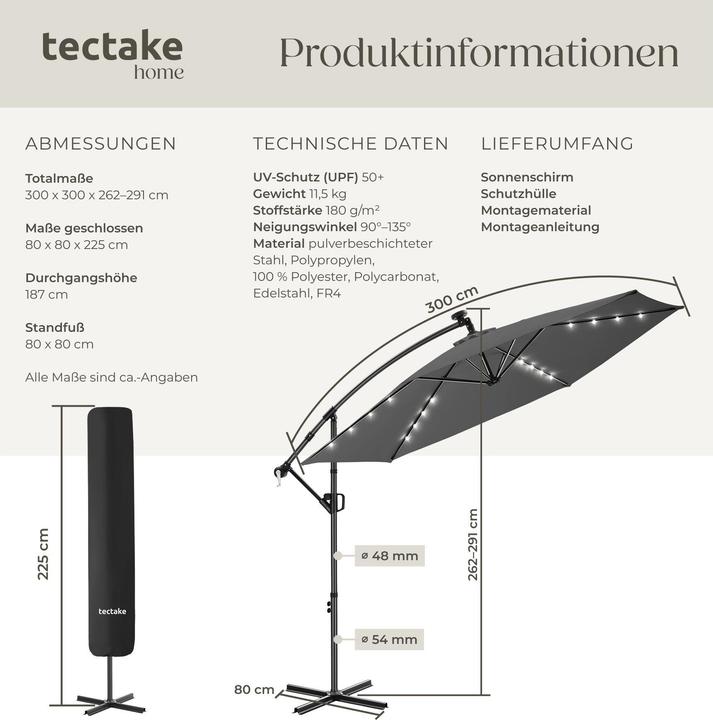 Produktbild tectake Artemis (3 m)
