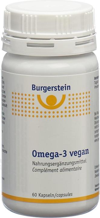 Produktbild Burgerstein Omega-3 vegan (60 Stk., Kapseln, 90 g)