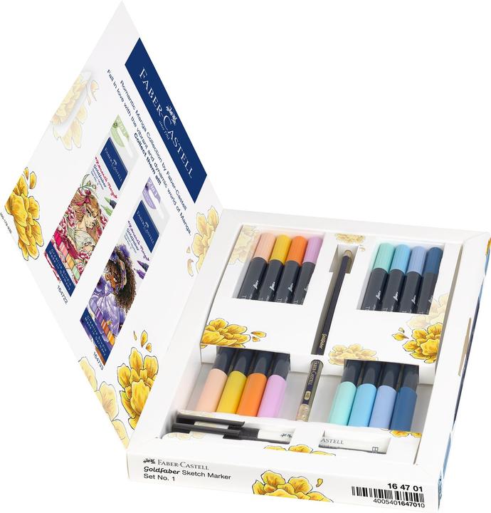 Image du produit Faber-Castell Goldfaber Sketch Marker, Collection No. 1. (8x)
