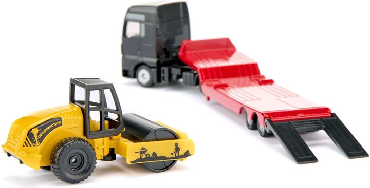 Actual product image Siku 1760 MAN Lkw mit Strassenwalze