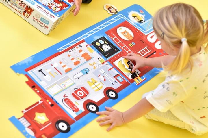 Produktbild Czuczu Puzzle mit einem Loch Feuerwehrauto 23 Elemente (23 Teile)