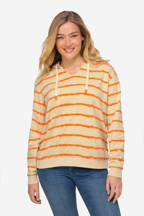 Actual product image Laurasøn Striped Hooded Hoodie (M)