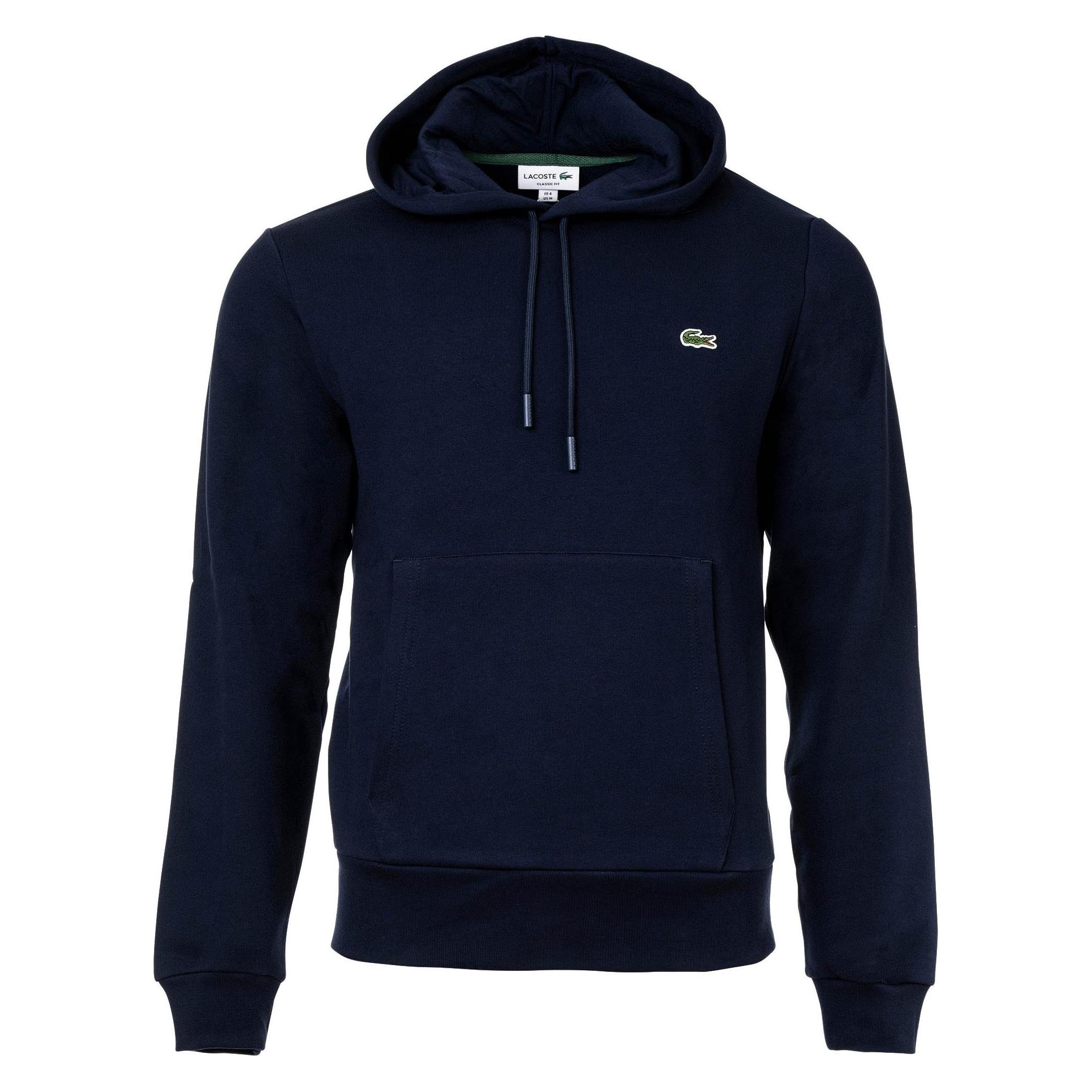 Lacoste, Herren, Pullover, Hoodie Sportswear, Blau, (L)