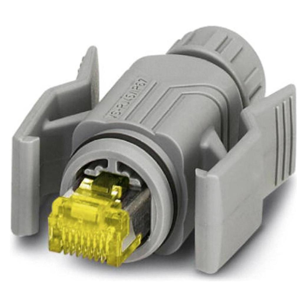 Phoenix Contact RJ45-Steckverbinder Stecker, gerade CUC-V06-C1PGY-S/R4CEA:1 Grau 1414406 1 St., Elektronikkabel + Stecker, Grau