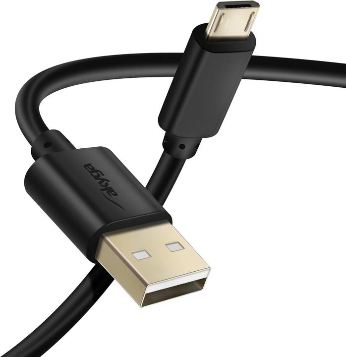 Image du produit Akyga AK-USB-01 Câble USB 2.0 Micro-USB B USB A (1.80 m, USB 2.0)