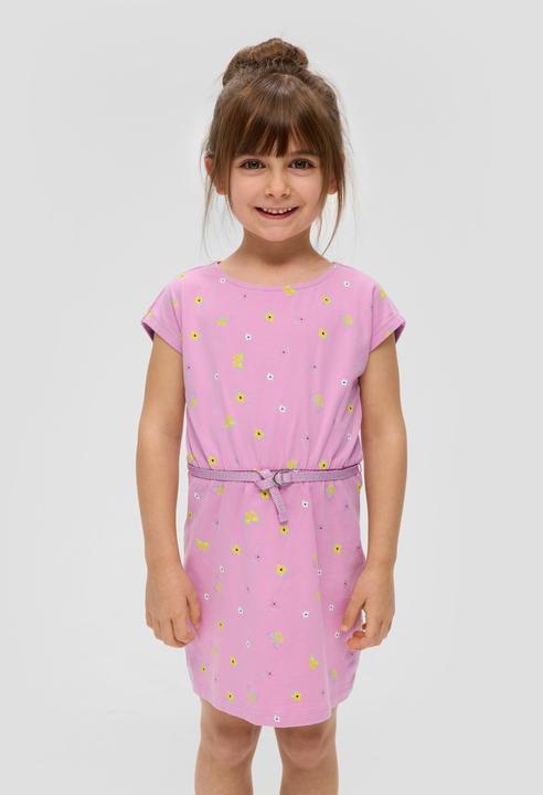 Produktbild S.Oliver Kleid Minikleid mit All-over-Print (98)