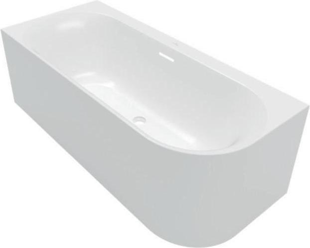 Villeroy & Boch V&B pre-wall bath LOOP & FRIENDS OVAL DUO wd. 180x80 Colour on D EckAusf. li St w (180 cm, 80 cm)